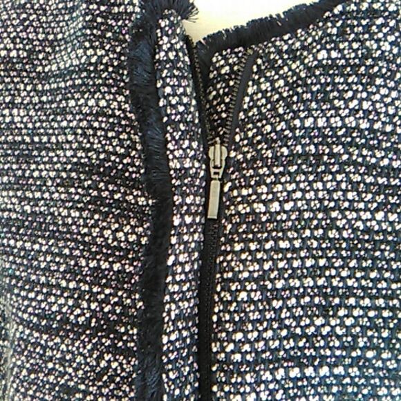Talbots Tweed Jacket With Fringe Trim - Picture 4 of 13